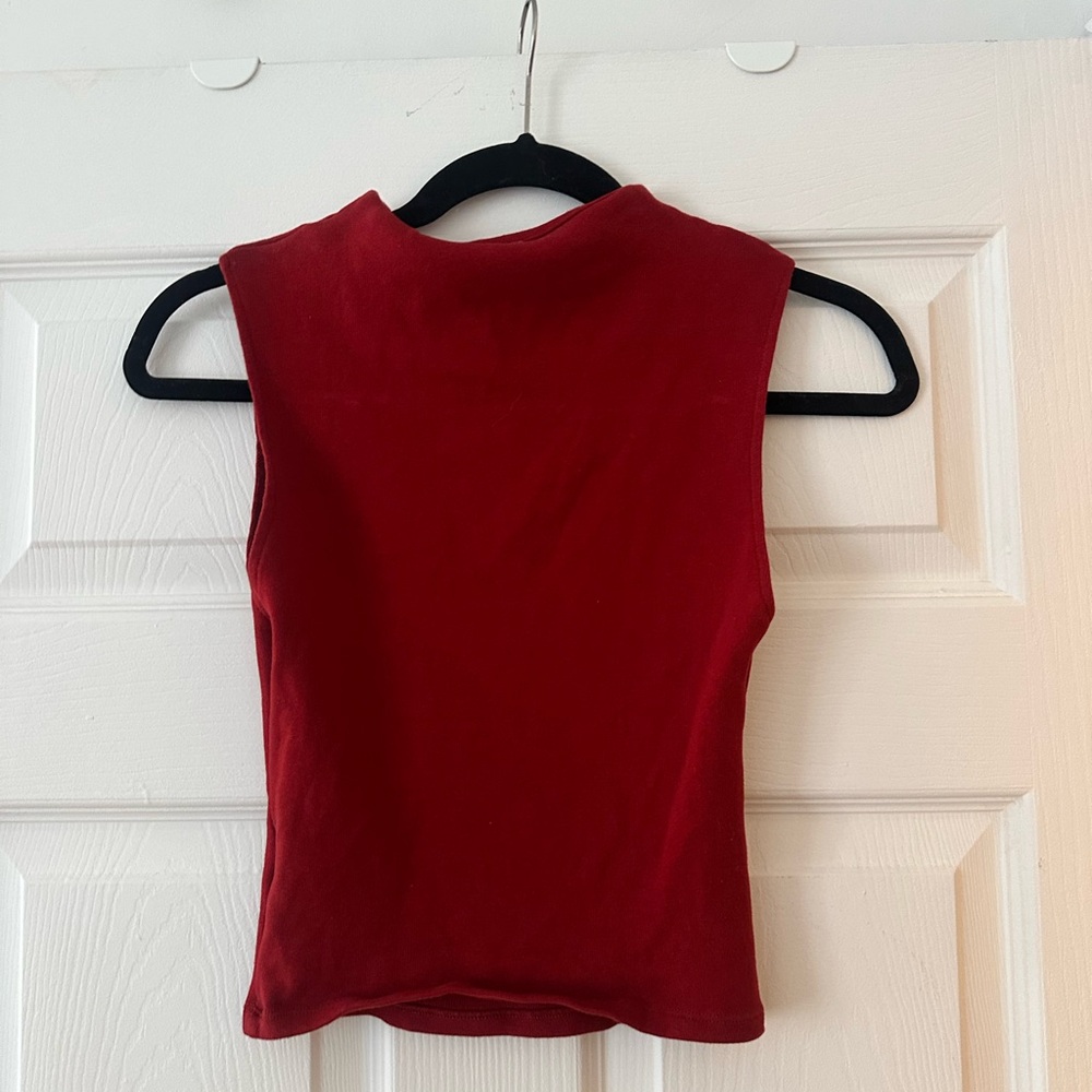 Zara Bold Red Tank Top